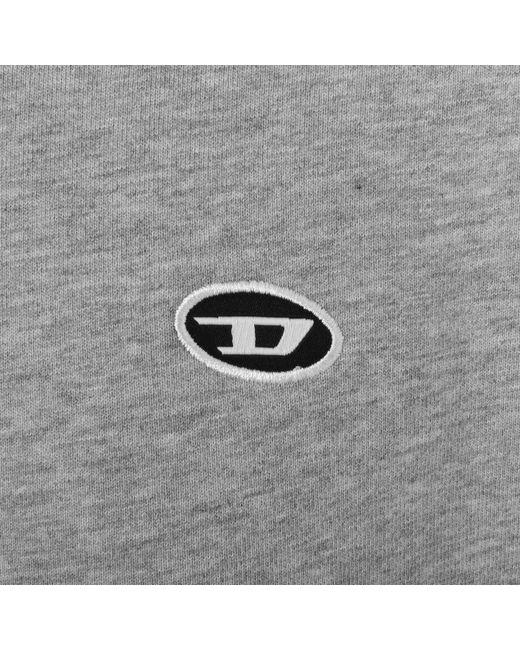 DIESEL Gray Rob Doval Sweatshirt for men