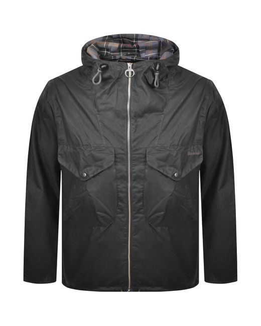 Barbour Gray Sapper Wax Jacket for men