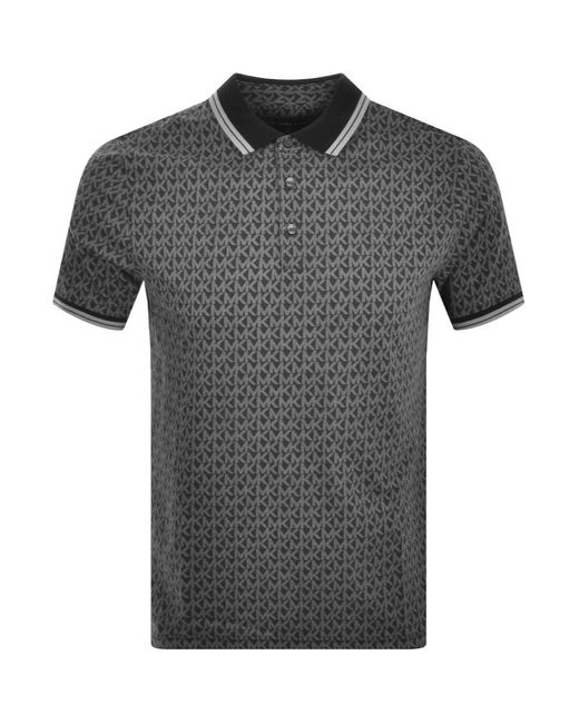 Michael Kors Gray Greenwich Polo T Shirt for men