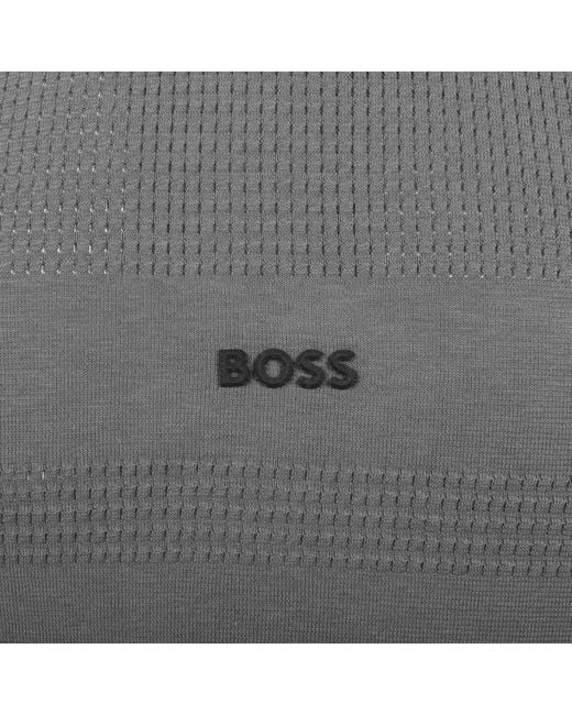 Boss Gray Boss Tee Retro T Shirt for men