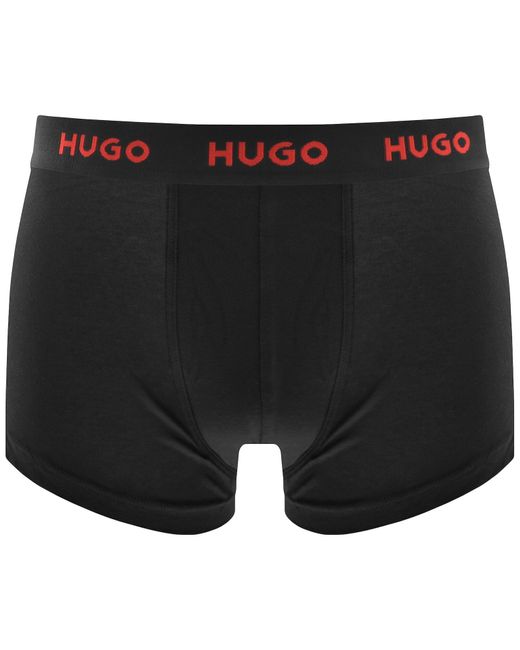 HUGO Gray Underwear 3 Pack Trunks for men