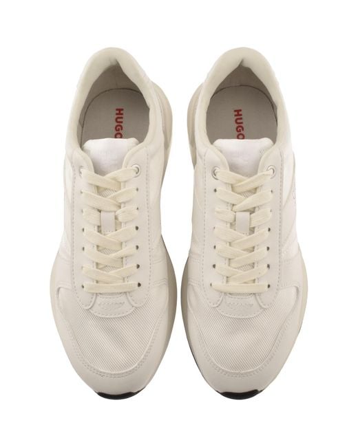 HUGO White Go3 Trainers Open for men