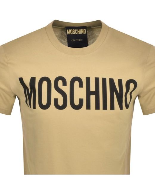 Moschino Natural Logo T Shirt for men
