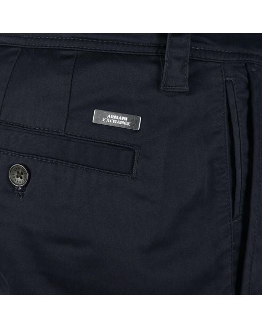 ARMANI EXCHANGE Blue Bermuda Shorts for men