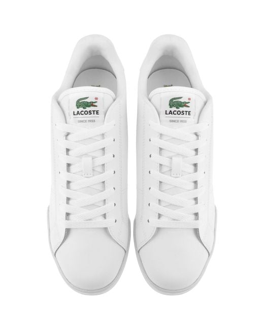 Lacoste White Carnaby Cup Trainers for men