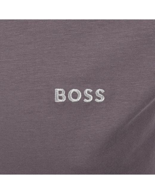 BOSS BUSINESS Gray Boss Mix And Match T Shirt for men