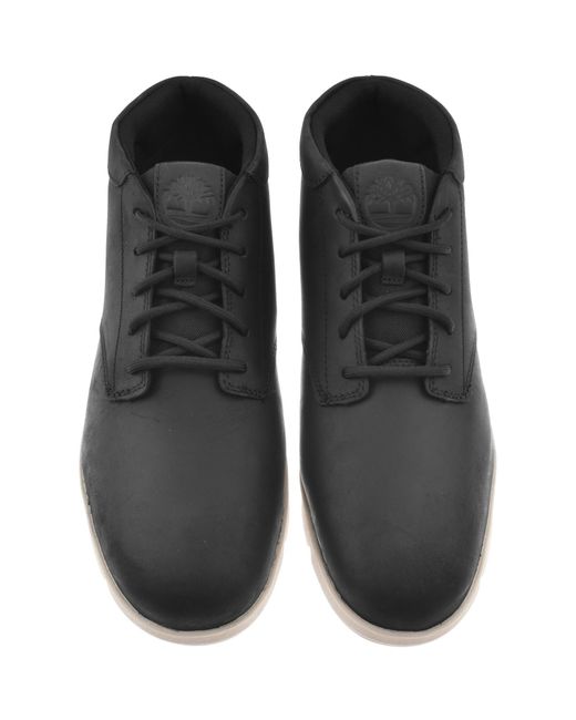 Timberland Black Parker Street Mid Lace Trainer for men