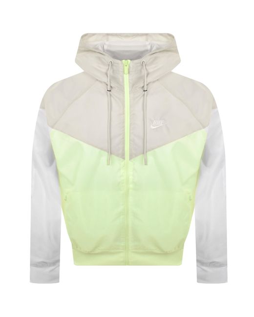 Nike Green Windrunner Jacket Lime for men