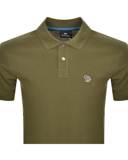 Paul Smith Green Regular Polo T Shirt for men