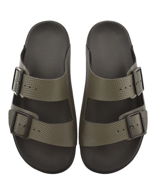 BOSS BUSINESS Black Boss Surfley Sandals for men