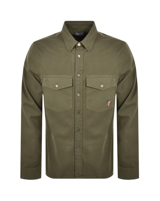 Paul Smith Green Long Sleeved Shirt for men