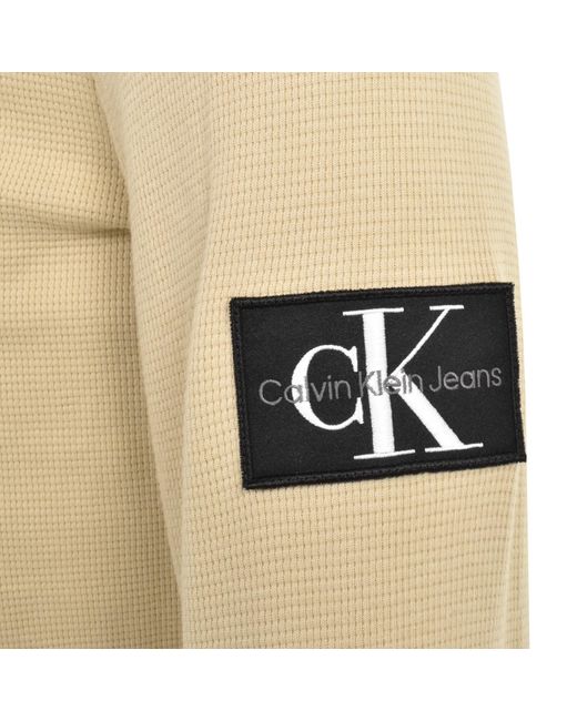Calvin Klein Natural Jeans Long Sleeve T Shirt for men