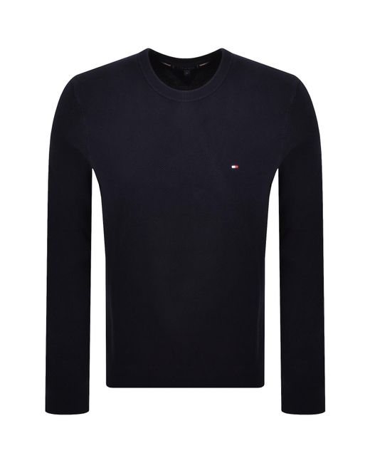Tommy Hilfiger Blue Essential Structure Jumper for men