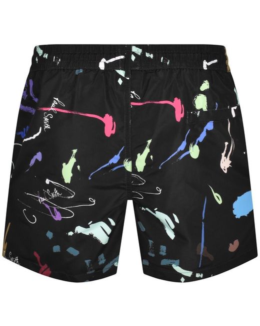 Paul Smith Blue Paint Mark Swim Shorts for men