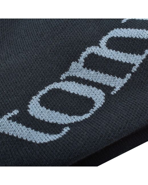 Tommy Hilfiger Blue Script Skull Beanie Hat for men
