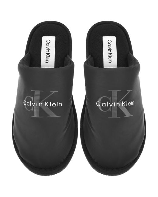 Calvin Klein Black Hotel Slippers for men