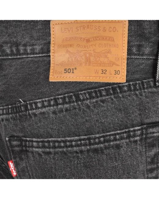 Levi's Black 501 Original Fit Jeans for men