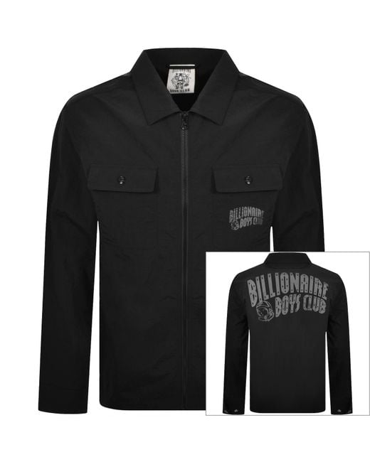 BBCICECREAM Black Nylon Overshirt for men