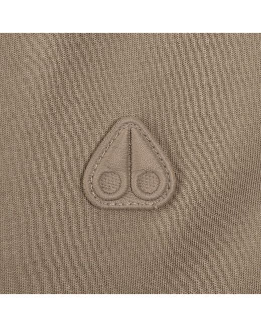 Moose Knuckles Brown Yul Classic T Shirt for men