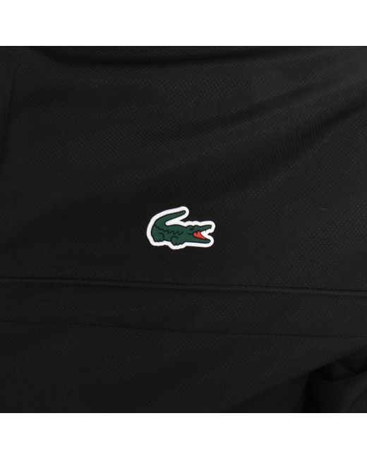 Lacoste Black Full Zip Logo Jacket for men