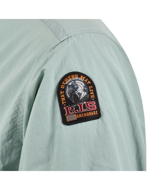 Parajumpers Blue Kuntrell Jacket Mineral for men