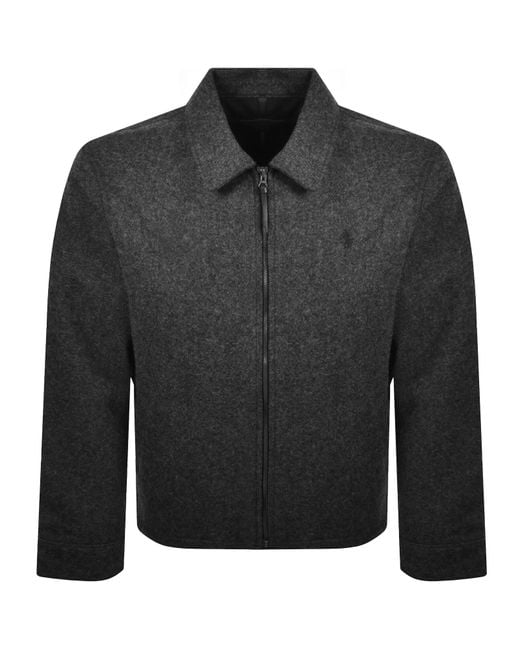 Ralph Lauren Black Langdon Wool Jacket for men