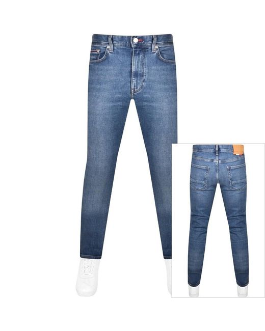Tommy Hilfiger Blue Bleecker Slim Fit Jeans for men