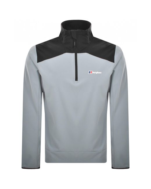 Berghaus Gray Terrain Trek Half Zip Jacket for men
