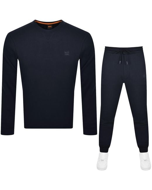 Boss Blue Boss Westart 1 Crew Neck Tracksuit for men