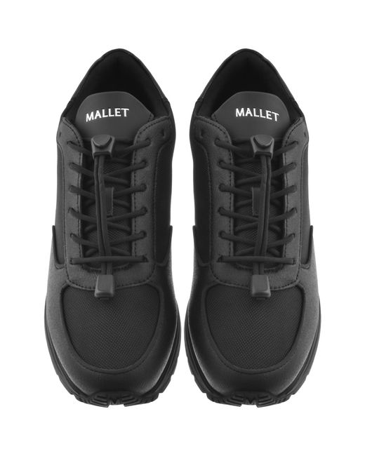Mallet Black Popham Lite Trainers for men