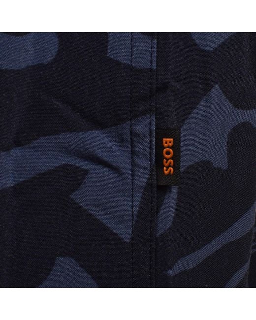 Boss Blue Boss Rayer M Short Sleeve Shirt Dark for men