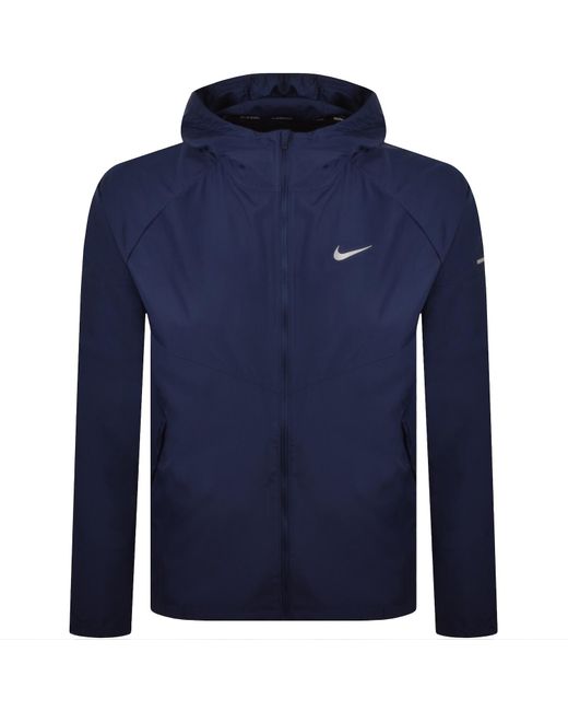 Nike Blue Running Repel Miler Jacket for men