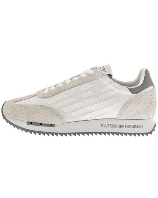 EA7 White Emporio Armani Trainers for men
