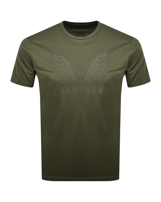 Castore Green Graphic T Shirt for men