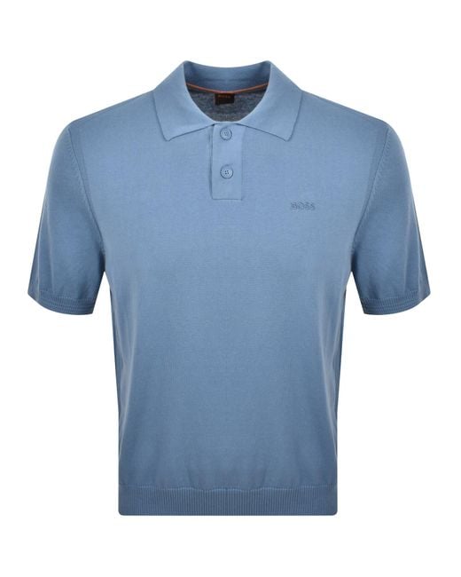 Boss Blue Boss Asac P Knit Polo T Shirt for men