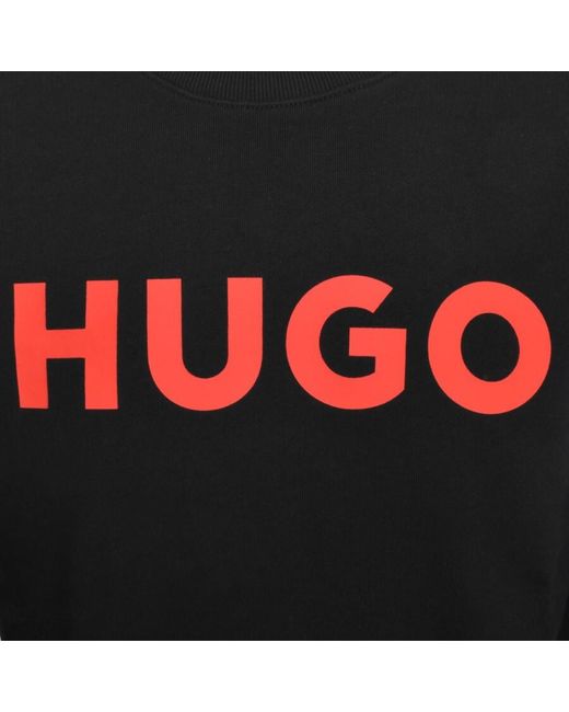 HUGO Black Dem Sweatshirt for men