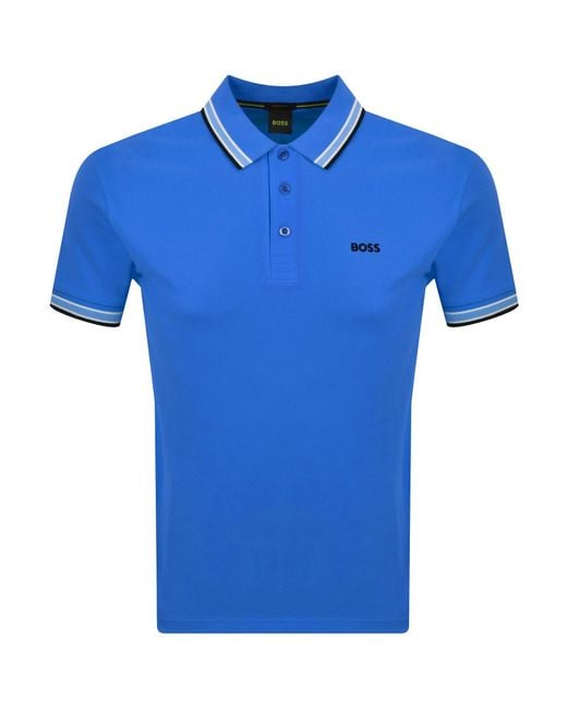 Boss Blue Boss Paddy Polo T Shirt Medium for men
