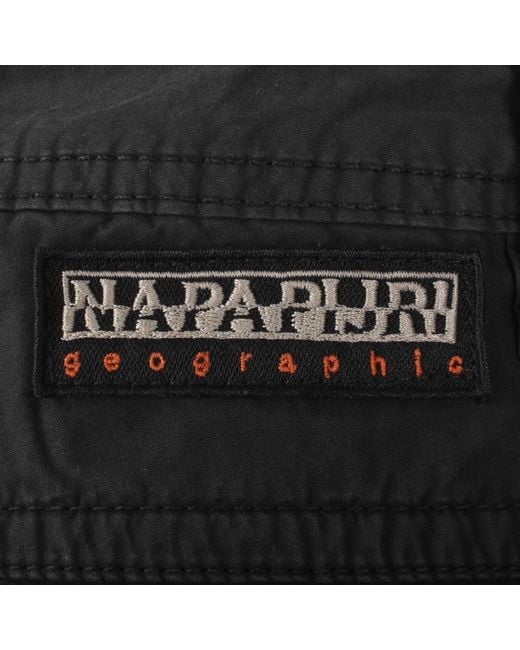 Napapijri Gray Noto 2.0 Cargo Shorts for men