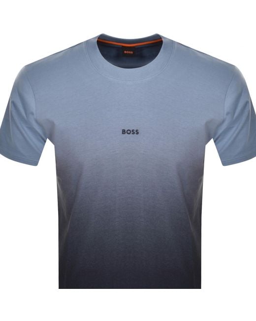 Boss Blue Boss Pre Gradient T Shirt for men