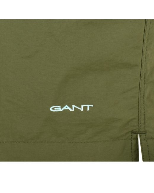 Gant Green Swim Shorts for men