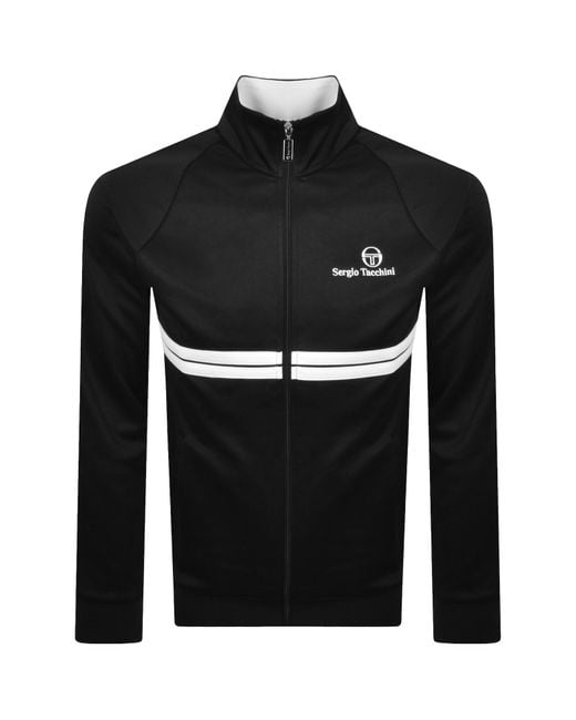 Sergio Tacchini Black New Dallas Track Top for men