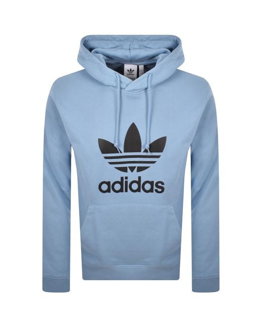 Adidas Originals Blue Logo Hoodie for men