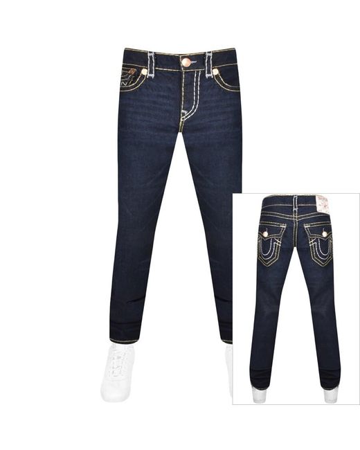 True Religion Blue Ricky Super Flap Jeans for men