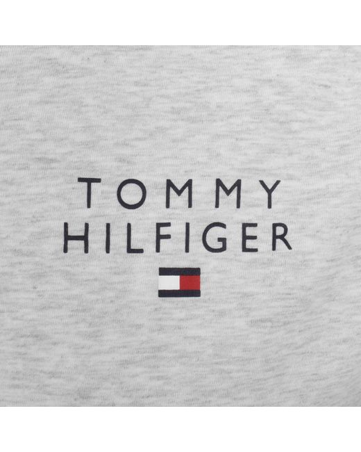 Tommy Hilfiger Gray Logo T Shirt for men