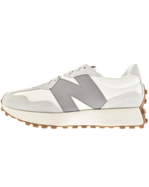 New Balance White 327 Trainers Moonbeam for men
