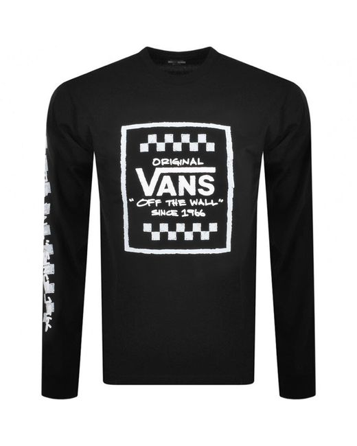Vans Cotton Classic Long Sleeve T Shirt 