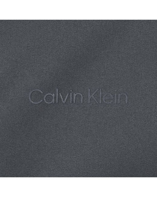 Calvin Klein Gray Matte Bomber Jacket for men