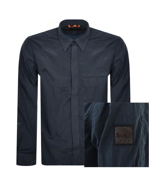 Boss Blue Boss Laio Long Sleeve Overshirt for men
