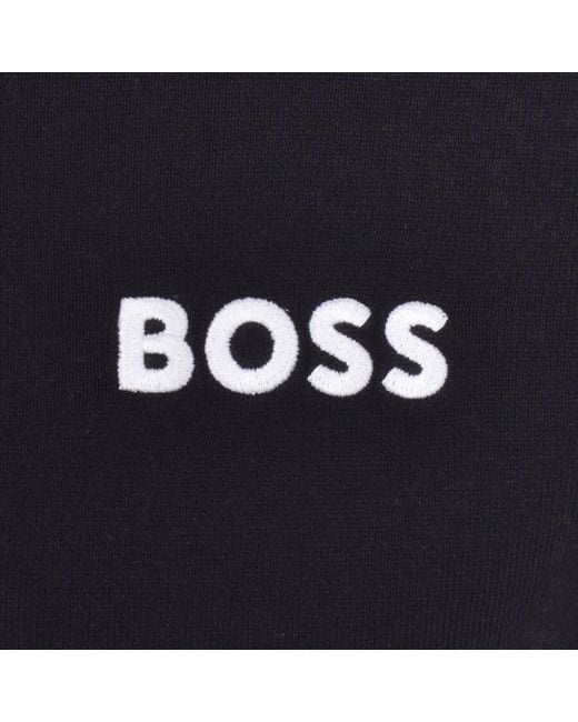 Boss Blue Boss Ever X Full Zip Knit Jumper for men