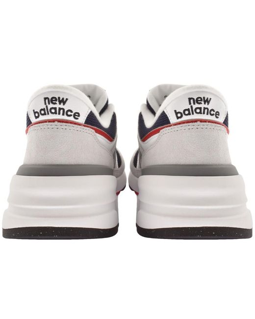 New Balance White 997r Trainers for men